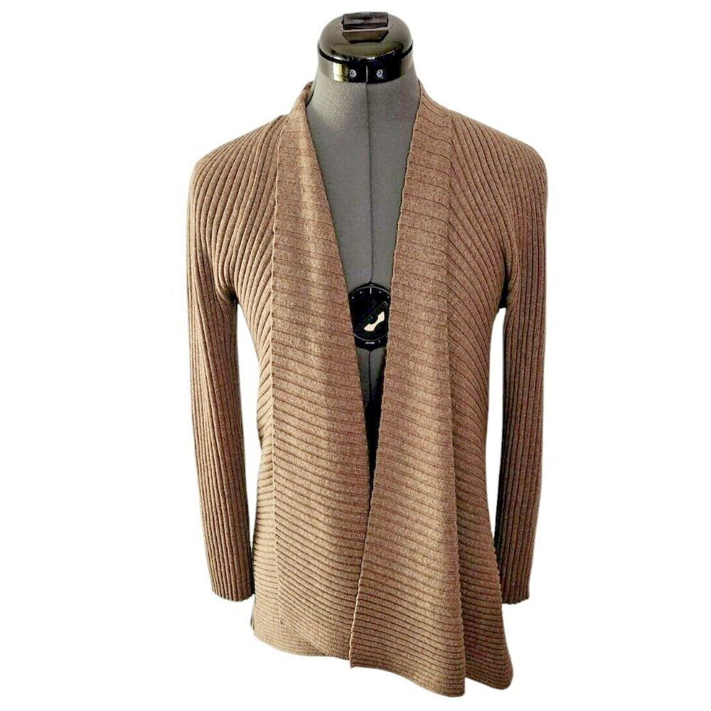 Eileen Fisher Open Face Wool Cardigan Size PS
